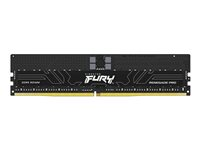 Kingston FURY Renegade Pro - DDR5 - modul - 32 GB - DIMM 288-pin - 6400 MHz / PC5-51200 - CL32 - 1.4 V - registrert - ECC - svart KF564R32RBE2-32