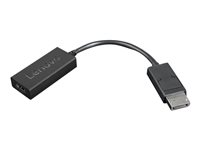 Lenovo - Video adapter - DisplayPort hann til HDMI hunn - 22.5 cm - svart - 4K-støtte 4X90R61023