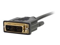 C2G 3m HDMI to DVI Adapter Cable - DVI-D Digital Video Cable - Adapterkabel - enkeltlenke - DVI-D hann til HDMI hann - 3 m - dobbeltisolert - svart 82032