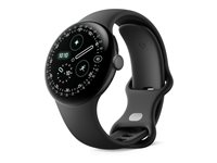 Google Pixel Watch 4 - 41 mm - mattsvart aluminium - smartklokke med aktivt bånd - fluorelastomer med myk berøringsoverflate - obsidian - båndbredde: L - 32 GB - UWB, NFC, Bluetooth, Wi-Fi 6 - 31 g GA09958-EU