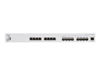 Cisco Business 350 Series CBS350-16XTS - Switch - L3 - Styrt - 8 x 10GBase-T + 8 x 10 Gigabit SFP+ - rackmonterbar CBS350-16XTS-EU