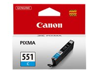 Canon CLI-551C - 7 ml - cyan - original - blekkbeholder - for PIXMA iP8750, iX6850, MG5550, MG5650, MG5655, MG6450, MG6650, MG7150, MG7550, MX725, MX925 6509B001