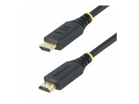 StarTech.com 1.6ft (50cm) Premium Certified High Speed HDMI Cable, 4K60Hz - Premium High Speed - HDMI-kabel med Ethernet - HDMI hann til HDMI hann - 50 cm - svart - passiv, 4K 60Hz støtte HDMI2-CABLE-4K60-50C