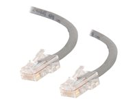 C2G Cat5e Non-Booted Unshielded (UTP) Network Patch Cable - Koblingskabel - RJ-45 (hann) til RJ-45 (hann) - 30 m - UTP - CAT 5e - flertrådet, uniboot - grå 83010