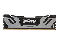 Kingston FURY Renegade - DDR5 - modul - 24 GB: 1 x 24 GB - DIMM 288-pin - 7200 MT/s / PC5-57600 - CL38 - 1.1 V - ikke-bufret - on-die ECC - svart, sølv KF572C38RS-24