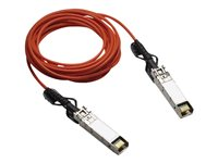 HPE Aruba Direct Attach Copper Cable - Direkte 10GBase-koblingskabel - SFP+ (hann) til SFP+ (hann) - 3 m - toakset - passiv - for HPE Aruba 2540 48, 2930F 24, 2930M 24, 6200F 12, 6200M 24, 83XX; CX 10000, 6405 v2, 8360 J9283D