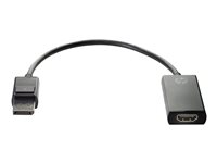 HP - Video adapter - DisplayPort hann til HDMI hunn - 4K-støtte - for Elite t655; Pro t550; Workstation Z4 G5, Z6 G5 2JA63AA
