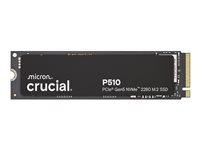 Crucial P510 - SSD - 2 TB - intern - M.2 2280 - PCI Express 5.0 x4 (NVMe) CT2000P510SSD8
