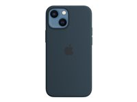 Apple - Baksidedeksel for mobiltelefon - med MagSafe - silikon - avgrunnsblå - for iPhone 13 mini MM213ZM/A