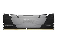 Kingston FURY Renegade - DDR4 - modul - 8 GB - DIMM 288-pin - 4000 MT/s / PC4-32000 - CL19 - 1.35 V - ikke-bufret - ikke-ECC - svart KF440C19RB2/8