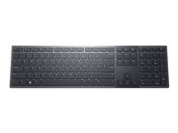 Dell Premier KB900 - Tastatur - samarbeid - bakbelysning - trådløs - 2.4 GHz, Bluetooth 5.1 - QWERTY - Pan Nordic - grafitt - med 3 years NBD Advance Exchange KB900-GR-NOR