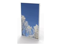 HI-ND - Monteringskomponent (frontdeksel) - for flatpanel - hvit - skjermstørrelse: 49" - kiosk FC4925-0101-01