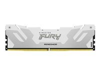 Kingston FURY Renegade - DDR5 - modul - 16 GB - DIMM 288-pin - 8000 MT/s / PC5-64000 - CL38 - 1.45 V - ikke-bufret - on-die ECC - hvitt og sølv KF580C38RW-16