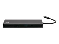 C2G USB C Docking Station - Dual Monitor Docking Station with 4K HDMI, USB, Ethernet, and AUX - Power Delivery up to 60W - Dokkingstasjon - USB-C / Thunderbolt 3 - 2 x HDMI - GigE - TAA-samsvar C2G54488