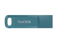 SanDisk Ultra Dual Drive Go - USB-flashstasjon - 256 GB - USB 3.2 Gen 1 / USB-C - navagio-brønn SDDDC3-256G-G46NBB