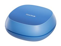 SanDisk Creator Desk Drive - SSD - 4 TB - ekstern (stasjonær) - USB 3.2 Gen 2 (USB-C kontakt) - blå stigning SDSSDT40C-4T00-E25