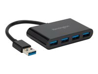 Kensington UH4000 - Hub - 4 x SuperSpeed USB 3.0 - stasjonær K39121EU