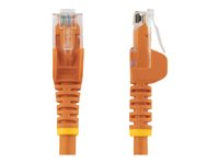 StarTech.com 3m CAT6 Ethernet Cable, 10 Gigabit Snagless RJ45 650MHz 100W PoE Patch Cord, CAT 6 10GbE UTP Network Cable w/Strain Relief, Orange, Fluke Tested/Wiring is UL Certified/TIA - Category 6 - 24AWG (N6PATC3MOR) - Koblingskabel - RJ-45 (hann) til RJ-45 (hann) - 3 m - UTP - CAT 6 - formstøpt, uten hindringer - oransje N6PATC3MOR
