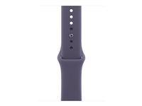 Apple - Bånd for smart armbåndsur - 46mm - S/M-størrelse - purpur tåke - for Watch Hermès Series 9, SE 3, Series 10, Series 11, Series 8, Series 9, Ultra 2, Ultra 3 MFH04ZM/A