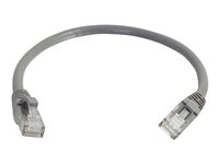 C2G Cat5e Booted Unshielded (UTP) Network Patch Cable - Koblingskabel - RJ-45 (hann) til RJ-45 (hann) - 5 m - UTP - CAT 5e - formstøpt, uten hindringer, flertrådet - grå 83145