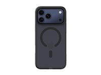 Belkin SheerForce Grip Series - Baksidedeksel for mobiltelefon - MagSafe-samsvar - laget av resirkulerte materialer - svart - for Apple iPhone 17 Pro Max MSA036HQBK