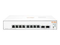 HPE Aruba Instant On 1930 8G 2SFP Switch - Switch - L3 - Styrt - 8 x 10/100/1000 + 2 x Gigabit SFP - stasjonær JL680A#ABB