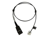 Jabra - Hodetelefonkabel - Quick Disconnect til RJ-45 - 50 cm - for BIZ 2300, 2400; Siemens OpenStage 30, 40, 40T, 60, 80, 80T 8800-00-94