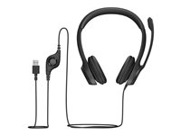 Logitech USB Headset H390 - Hodesett - full størrelse - kablet 981-000406