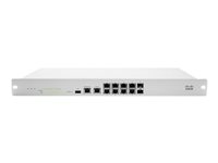 Cisco Meraki MX100 - Brannvegg - 1GbE - 1U - rackmonterbar MX100-HW