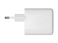 dbramante1928 re-charge - Strømadapter - 45 watt - PD, QC - 2 utgangskontakter (24 pin USB-C) - hvit - Europa CH45EUWH7113