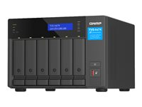 QNAP TVS-H674 - NAS-server - 6 brønner - SATA 6Gb/s - RAID JBOD, RAID 0, 1, 5, 6, 10, 50, TM, RAID TP - RAM 32 GB - Gigabit Ethernet / 2.5 Gigabit Ethernet - iSCSI støtte TVS-H674-I5-32G