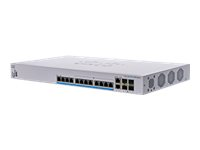 Cisco Business 350 Series CBS350-12NP-4X - Switch - L3 - Styrt - 12 x 100/1000/2.5G/5GBase-T (PoE+) + 2 x combo 10 Gigabit SFP+/RJ-45 + 2 x 10 Gigabit SFP+ - rackmonterbar - PoE+ (375 W) - gjenfabrikert CBS350-12NP4XEU-RF