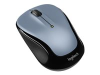 Logitech M325s - Mus - høyre- og venstrehåndet - optisk - 5 knapper - trådløs - 2.4 GHz - USB trådløs mottaker - grå 910-006813