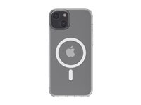 Belkin SheerForce - Baksidedeksel for mobiltelefon - MagSafe-samsvar - blank - tynn, lettvekts - for Apple iPhone 14 Plus MSA009BTCL