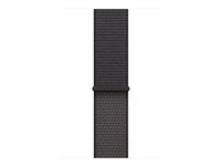 Apple - Sløyfe for smart armbåndsur - 46mm - 145 - 220 mm - mørk grå - for Watch Hermès Series 9, SE 3, Series 10, Series 11, Series 8, Series 9, Ultra 2, Ultra 3 MFFN4ZM/A