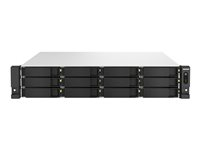 QNAP TS-H1887XU-RP - NAS-server - 18 brønner - kan monteres i rack - SATA 6Gb/s - RAID RAID 0, 1, 5, 6, 10, 50, 60, JBOD - RAM 16 GB - 2.5 Gigabit Ethernet / 10 Gigabit Ethernet - iSCSI støtte - 2U TS-H1887XU-RP-E2334-16G