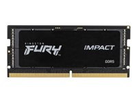 Kingston FURY Impact - DDR5 - modul - 32 GB - SO DIMM 262-pin - 4800 MHz / PC5-38400 - CL38 - 1.1 V - ikke-bufret - on-die ECC - for Intel Next Unit of Computing 13 Extreme Kit - NUC13RNGi9 KF548S38IB-32