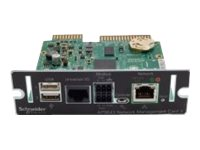 Schneider Electric Network Management Card 3 with Environmental Monitoring and Modbus - Adapter for fjernstyrt administrasjon - SmartSlot - Gigabit Ethernet - for P/N: SMTL2200RM2UC, SMTL2200RM2UCNC, SMTL3000RM2UC, SMTL3000RM2UCNC, SMX1500RM2UCNC AP9643