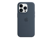 Apple - Baksidedeksel for mobiltelefon - med MagSafe - silikon - stormblå - for iPhone 14 Pro MPTF3ZM/A