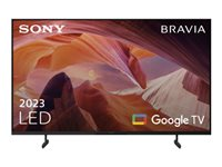 Sony Bravia Professional Displays FWD-50X80L - 50" Diagonalklasse (49.5" synlig) - X80L Series LED-bakgrunnsbelyst LCD-skjerm - med TV-kanalvelger - intelligent skilting - Smart TV - Google TV - 4K UHD (2160p) 3840 x 2160 - HDR - rammeblinking, Direct LED - svart FWD-50X80L