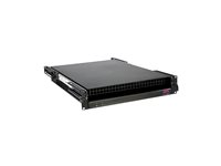 APC Rack Side Air Distribution 115V 60HZ - Vifteenhet - svart - 2U - for P/N: AR3103, AR3103SP, AR3106SP, AR9300SP, AR9300SP-R, AR9307SP, AR9307SP-R, SRT1000RMXLI ACF201BLK