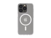 Belkin SheerForce - Baksidedeksel for mobiltelefon - magnetisk - MagSafe-samsvar - blank - tynn, lettvekts - for Apple iPhone 14 Pro MSA010BTCL