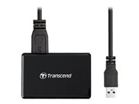 Transcend RDF8K2 - Kortleser (SDHC, SDHC UHS-I, SDXC, SDXC UHS-I, microSDHC, microSDHC UHS-I, microSDXC, microSDXC UHS-I, CF) - USB 3.1 Gen 1 TS-RDF8K2