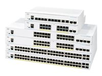 Cisco Business 350 Series 350-24FP-4G - Switch - L3 - Styrt - 24 x 10/100/1000 (PoE+) + 4 x Gigabit SFP - rackmonterbar - PoE+ (370 W) - gjenfabrikert CBS350-24FP4GEU-RF