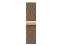 Apple - Sløyfe for smart armbåndsur - 42mm - 130 - 180 mm - gull - for Watch Hermès Series 7, Hermès Series 9, SE 3, Series 10, Series 11, Series 8, Series 9 MGJ04ZM/A