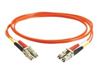 C2G Low-Smoke Zero-Halogen - Koblingskabel - LC multimodus (hann) til LC multimodus (hann) - 10 m - 10 m - fiberoptisk - 50 / 125 mikroner - oransje 85340