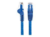 StarTech.com 1m LSZH CAT6 Ethernet Cable, 10 Gigabit Snagless RJ45 100W PoE Network Patch Cord with Strain Relief, CAT 6 10GbE UTP, Blue, Individually Tested/ETL, Low Smoke Zero Halogen - Category 6 - 24AWG (N6LPATCH1MBL) - Koblingskabel - RJ-45 (hann) til RJ-45 (hann) - 1 m - 6 mm - UTP - CAT 6 - uten hindringer - blå N6LPATCH1MBL